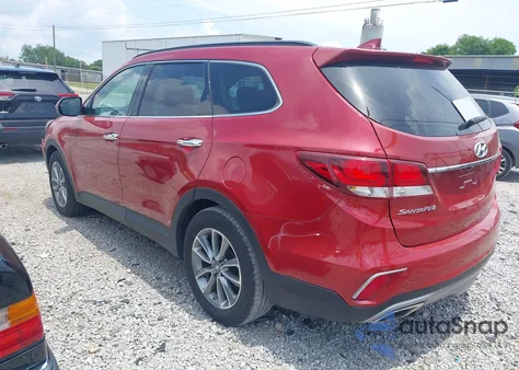 2017 Hyundai Santa Fe Se из США, поврежденный, VIN KM8SM4HF3HU212694